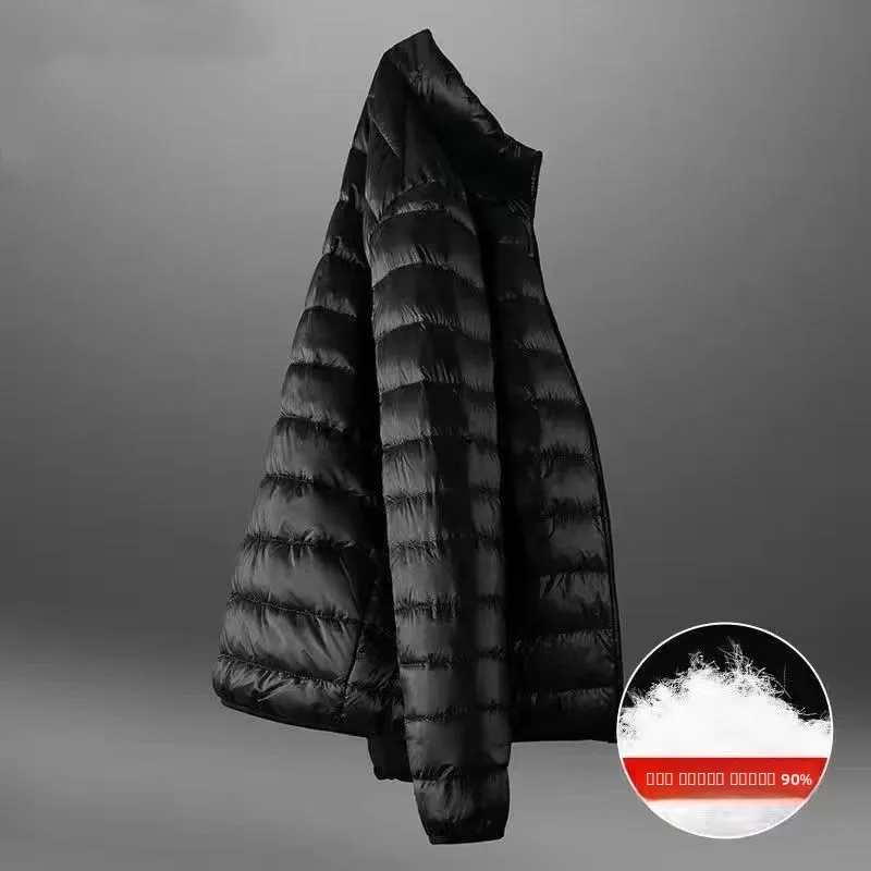 Jaet Thiened en coton pour hommes Vêtements d'extérieur d'hiver Chaud Jeunes d'âge moyen et ly Dad Sle Régulier Mince...