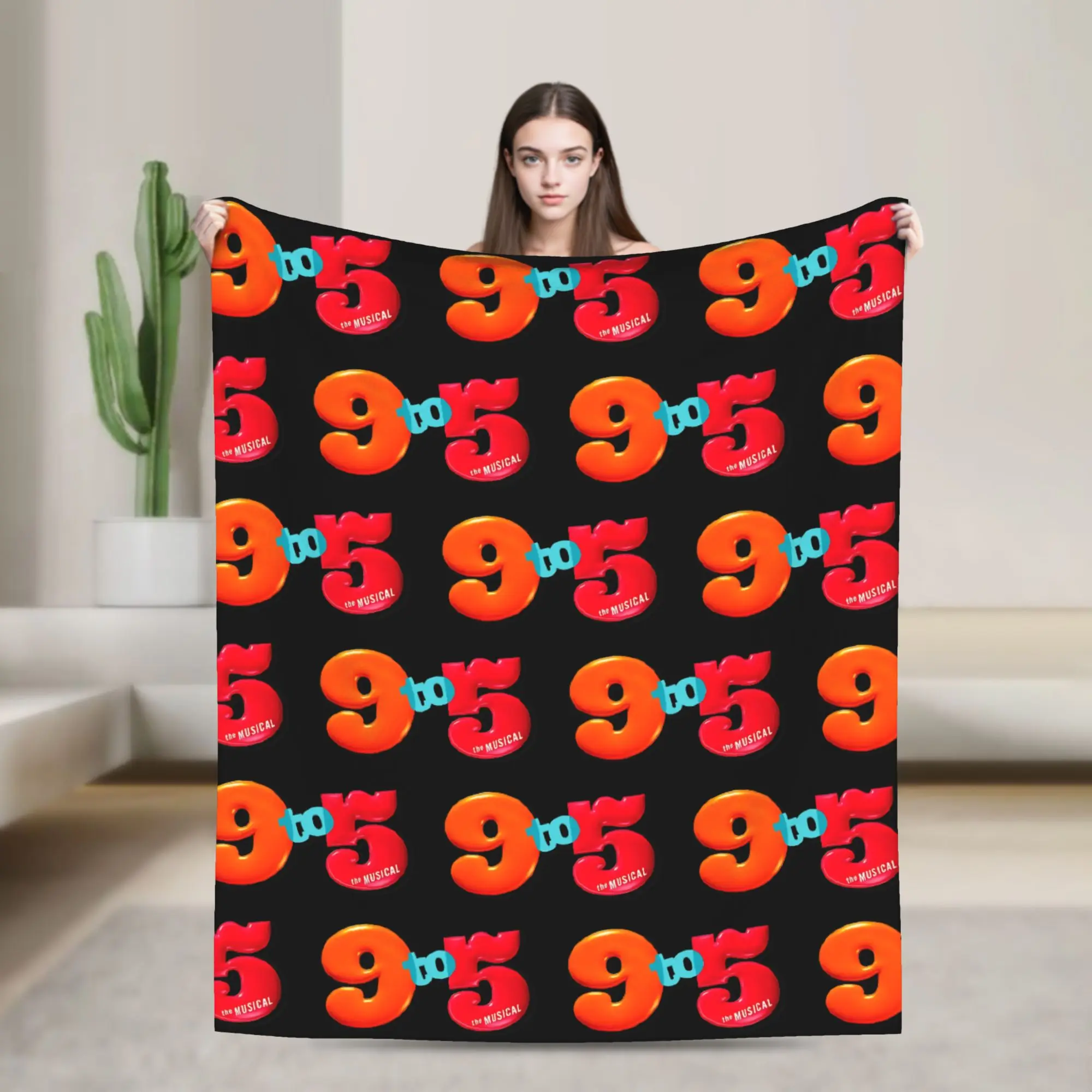 D-Dollys Singer 9 5 Music Fleece Throw Blanket Music Blankets for Bedding Bedroom Super Warm Bedroom Quilt