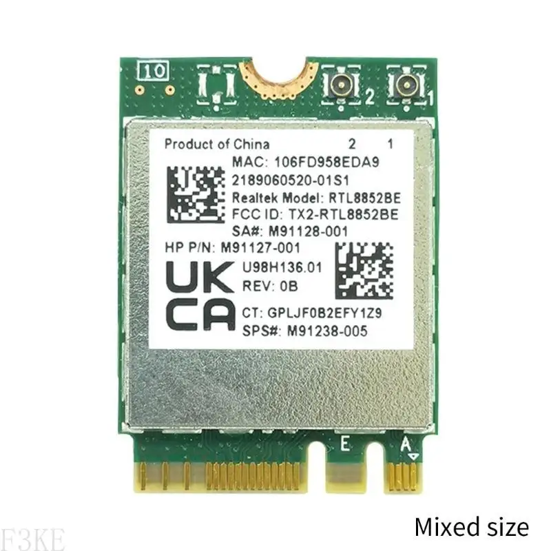 AP28 WiFi 6 Dual-Band AX1800 Realtek- RTL8852BE M2-NGFF Adapter Bluetooth-compatible5.2 Wireless Wlan WiFi Card 2.4G 1800M