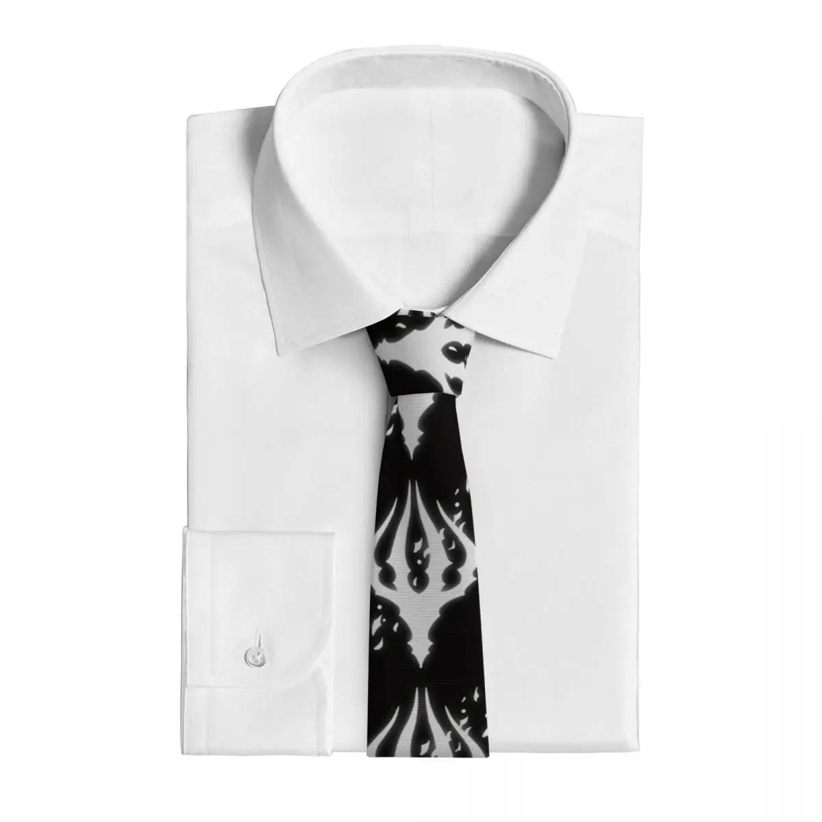 Hollow Knight King's Brand Necktie for Men Silk Polyester 8 cm Neck Ties Party Business Tie Classic Gravatas