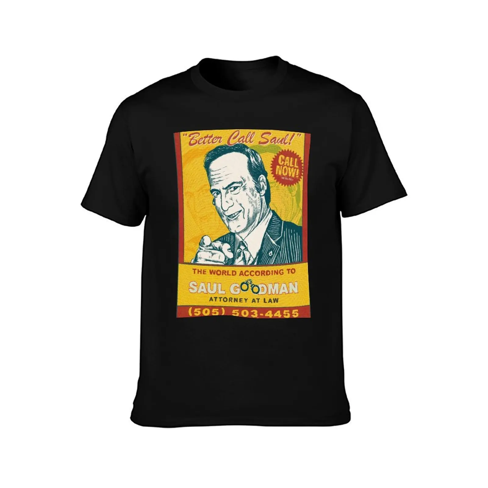 The World according to Saul Goodman T-Shirt Casual Loose Fit Short Sleeve T-Shirt