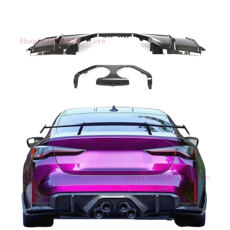 Factory Hot Bt Selling + G0 G M4 Sedan Coupe Dry Carbon Fiber Rear Lip Diffuser New Condition Back Bumper Lips Diffus