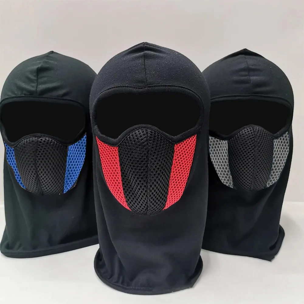 Full Face Mask Cycling Windproof Balaclava Breathable Headgear Uses for Motorcycle Outdoor Sports Running Skiing Men and Women