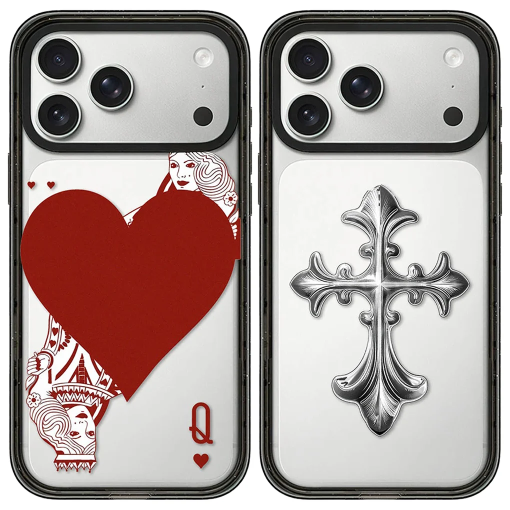 

5112823 Acrylic Black Border Magnetic Case: Compatible With IPhone 17 16 15 14 13 12 Pro Max 17 Air