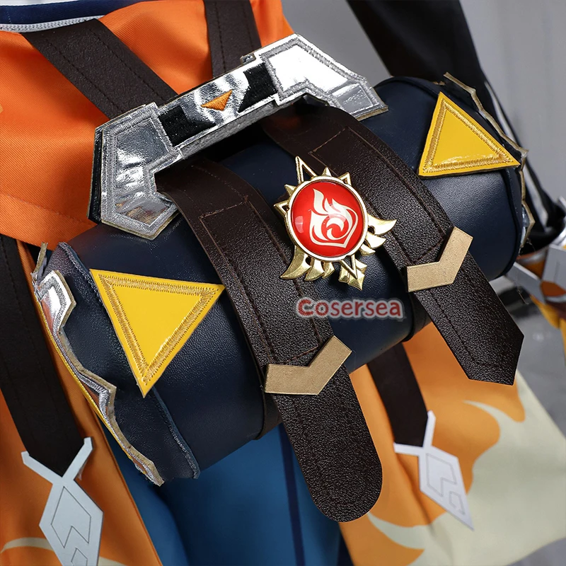 Cosersea Bennett Cosplay Costume Game Genshin Impact Bennett Role Play Halloween Men Uniform Carnival Party Suit Outfit Fullset - Image 3