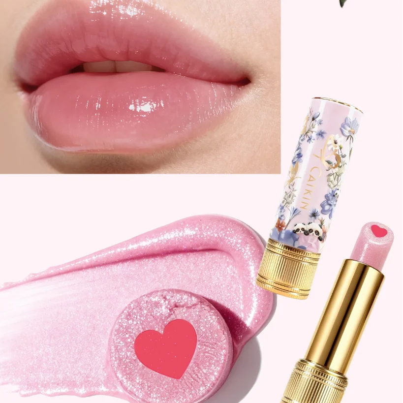 캣킨 샌드위치 립스틱 보습 립스틱 컬러 립밤 립글로스 비타민 E 함유 촉촉하고 오래 지속되는