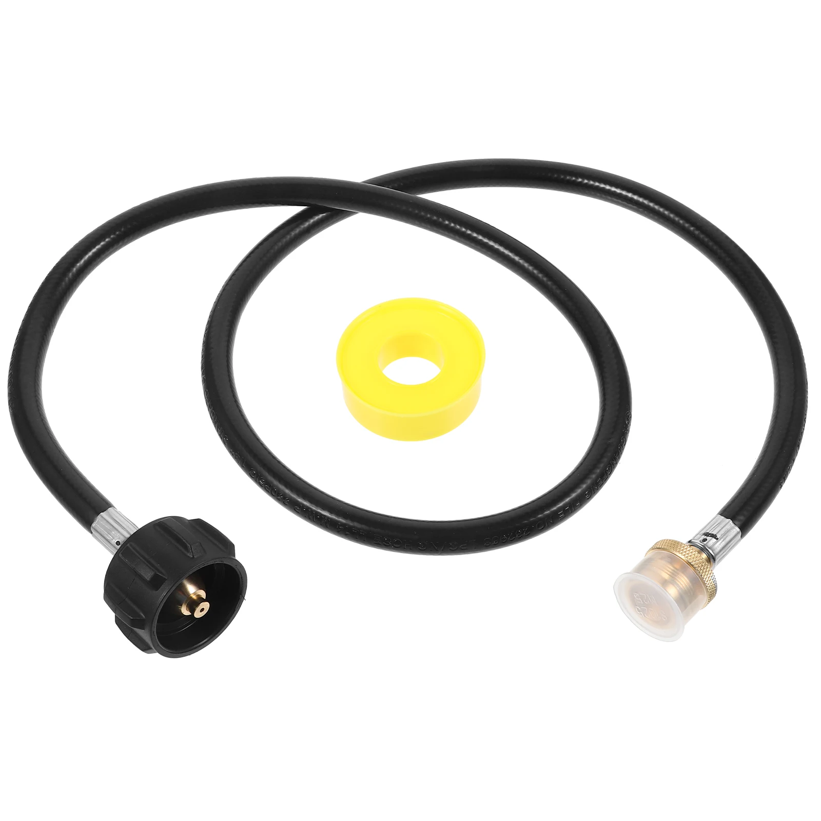 

1 Set Propane Hose Adapter High Pressure Pe Leak-Free Camping Bbq Grill Propane Fittings Extension Connector Outdoor Picnic