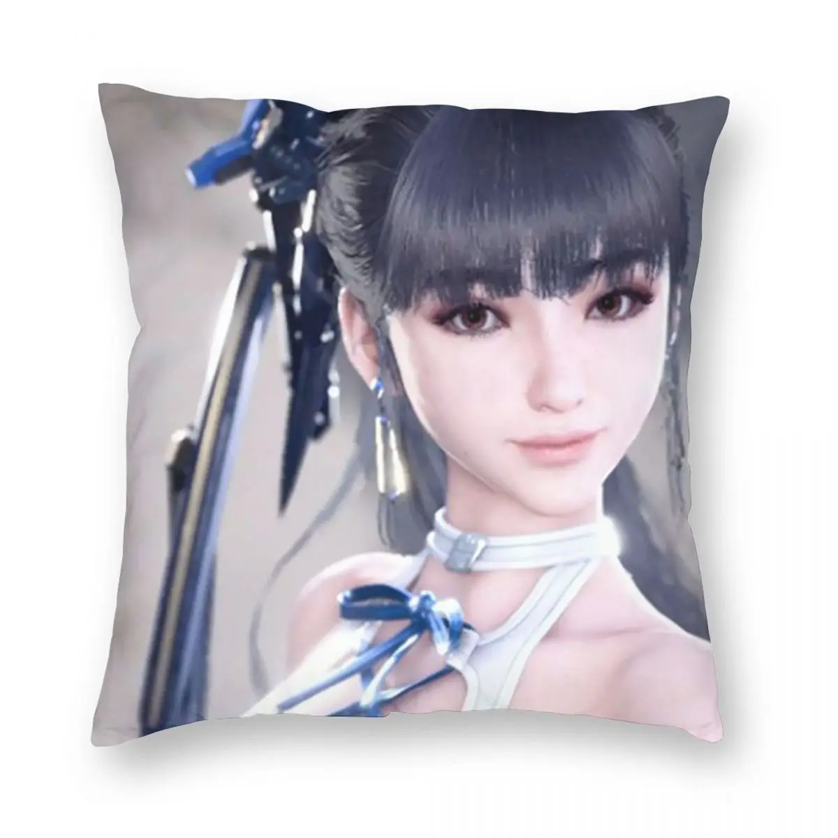 Game Anime Stellar Blade Square Pillowcase Pillow Cover Cushion Decor Comfort Throw Pillow for Home Car