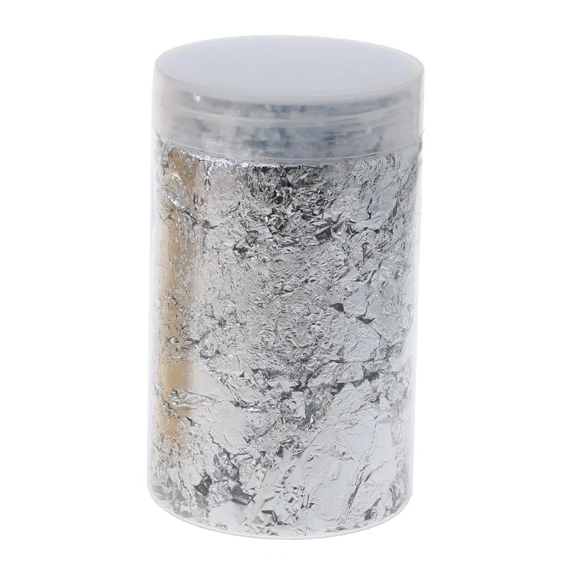 

HX6F 3 Colors Gold Silver Foil Paper Sequins Resin Mold Fillings Resin Jewelry Making