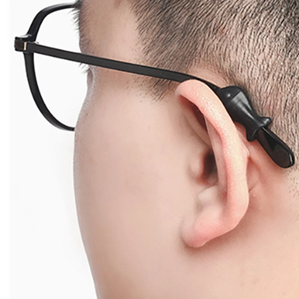 

10Pairs Eyeglass Ear Grips Silicone Anti-Skid Glasses Holders for Men Women Sports Eyeglasses Retainer Ear Hooks