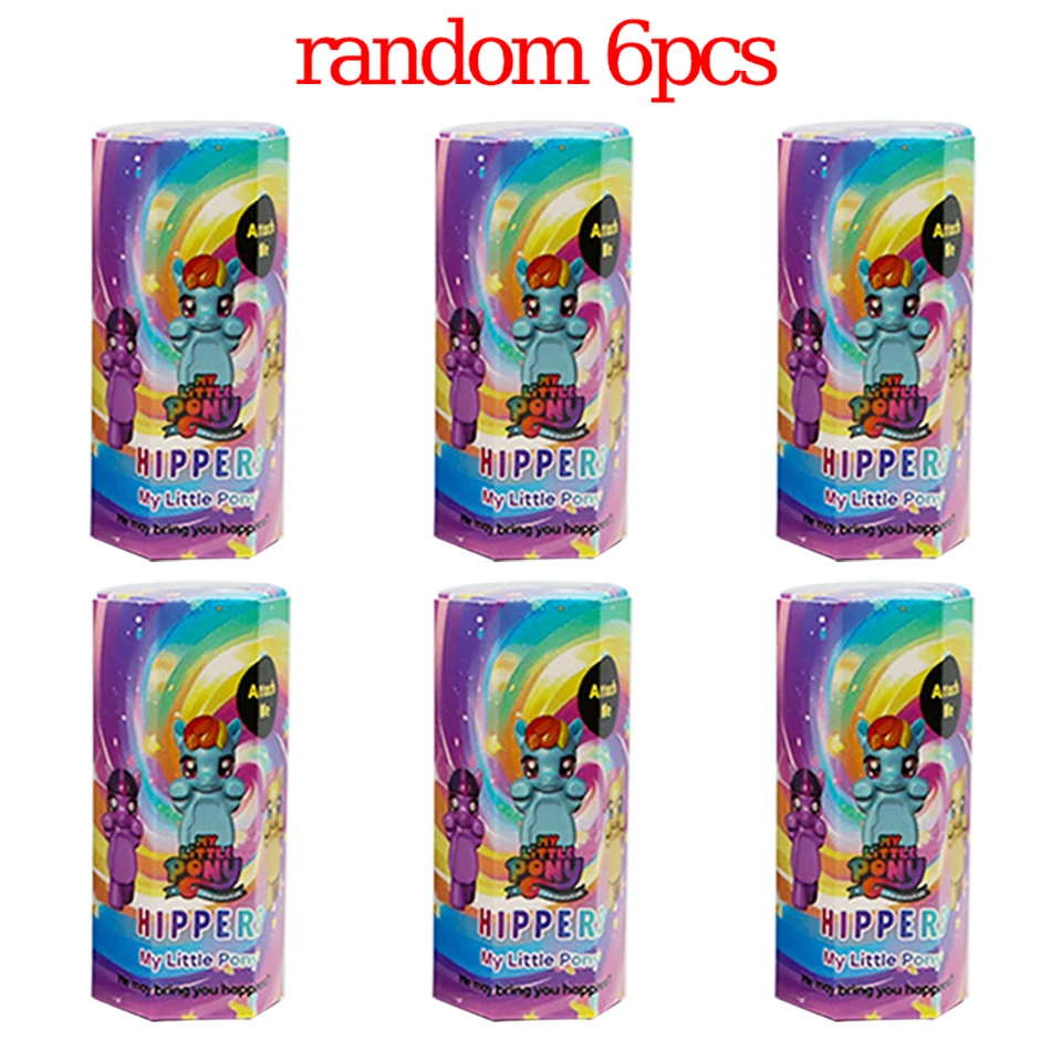 Heißer verkauf My Little Pony Blind Box Serie Anime Figuren Ornamente Puppen Fans Kinder Geburtstag Geschenk Zufällige Blind Box – Detail 9