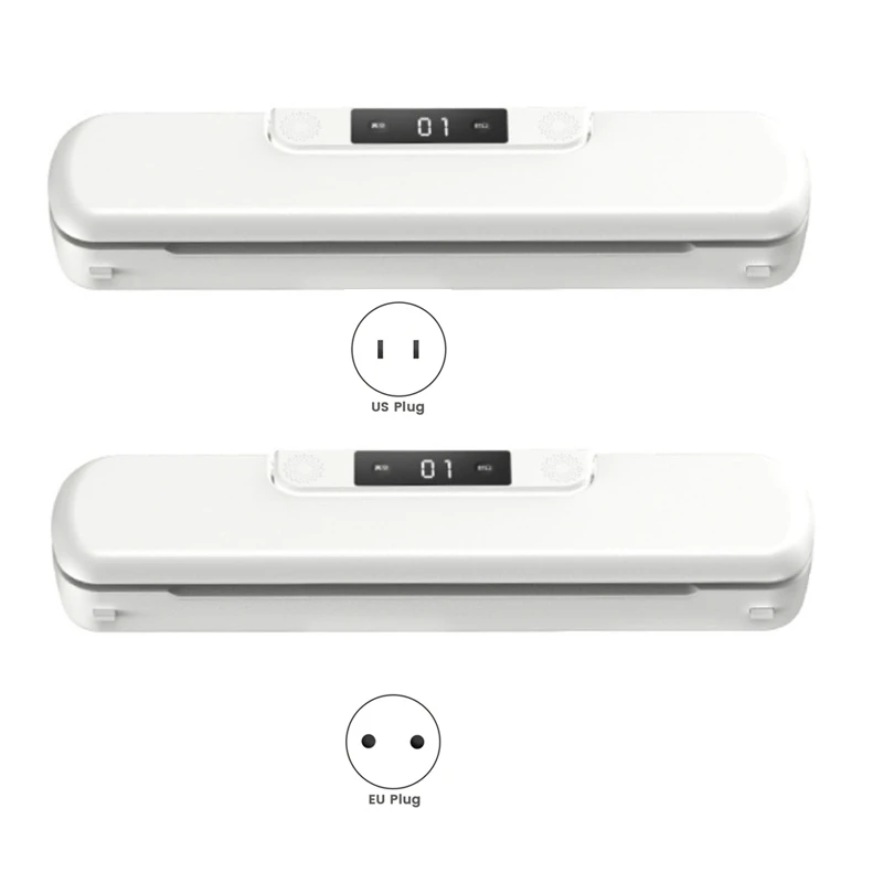 Máquina automática de envasado al vacío para el hogar, sellador de alimentos con enchufe estadounidense, 1 unidad