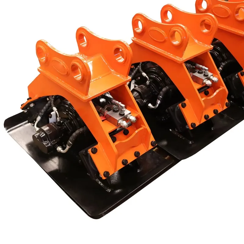 Graafmachinebevestiging Hydraulische plaatverdichter 18-24 ton 1080 * 885 mm formaat trilverdichter