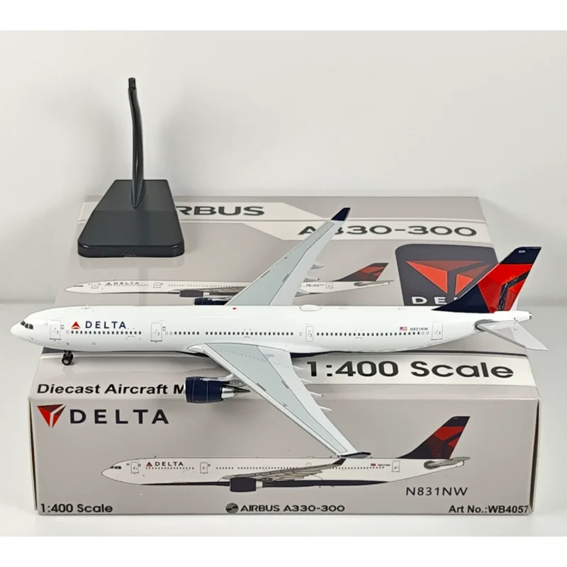 modelo-de-avion-de-aleacion-delta-air-lines-a330-300-n831nw-a-escala-1-400-articulo-de-coleccion-y-decoracion