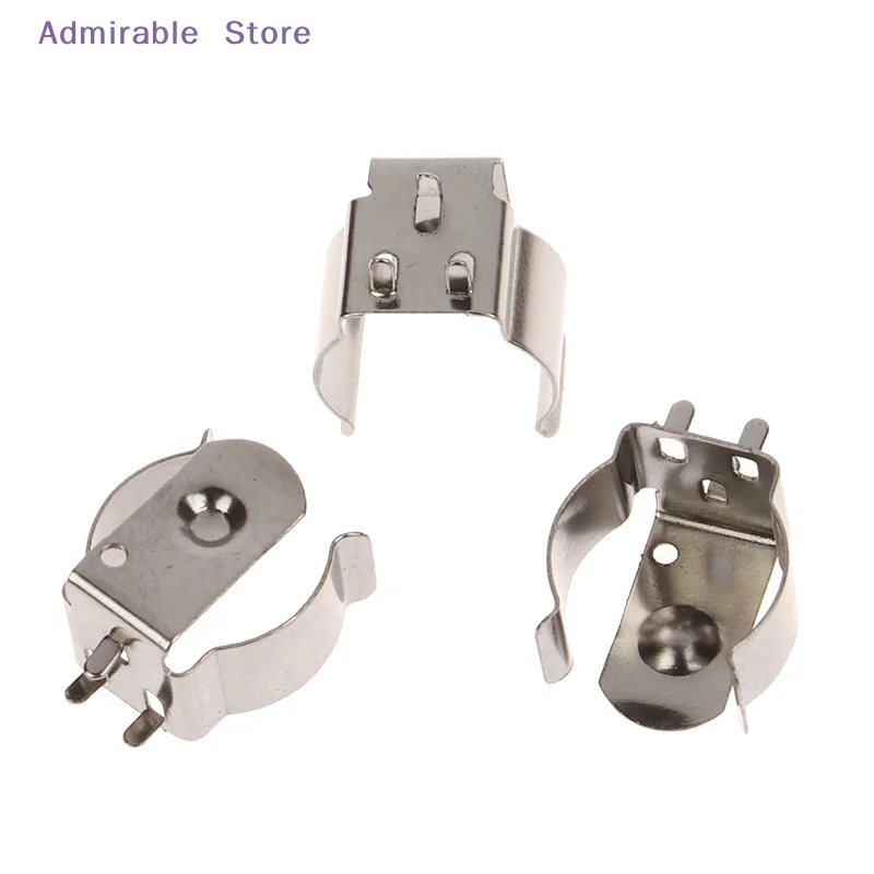 w10Pcs Nickel Plated Spring Steel Metal Stamping 18650 BC-1719 Battery Contact Clip 18650 Battery Holder Accessories