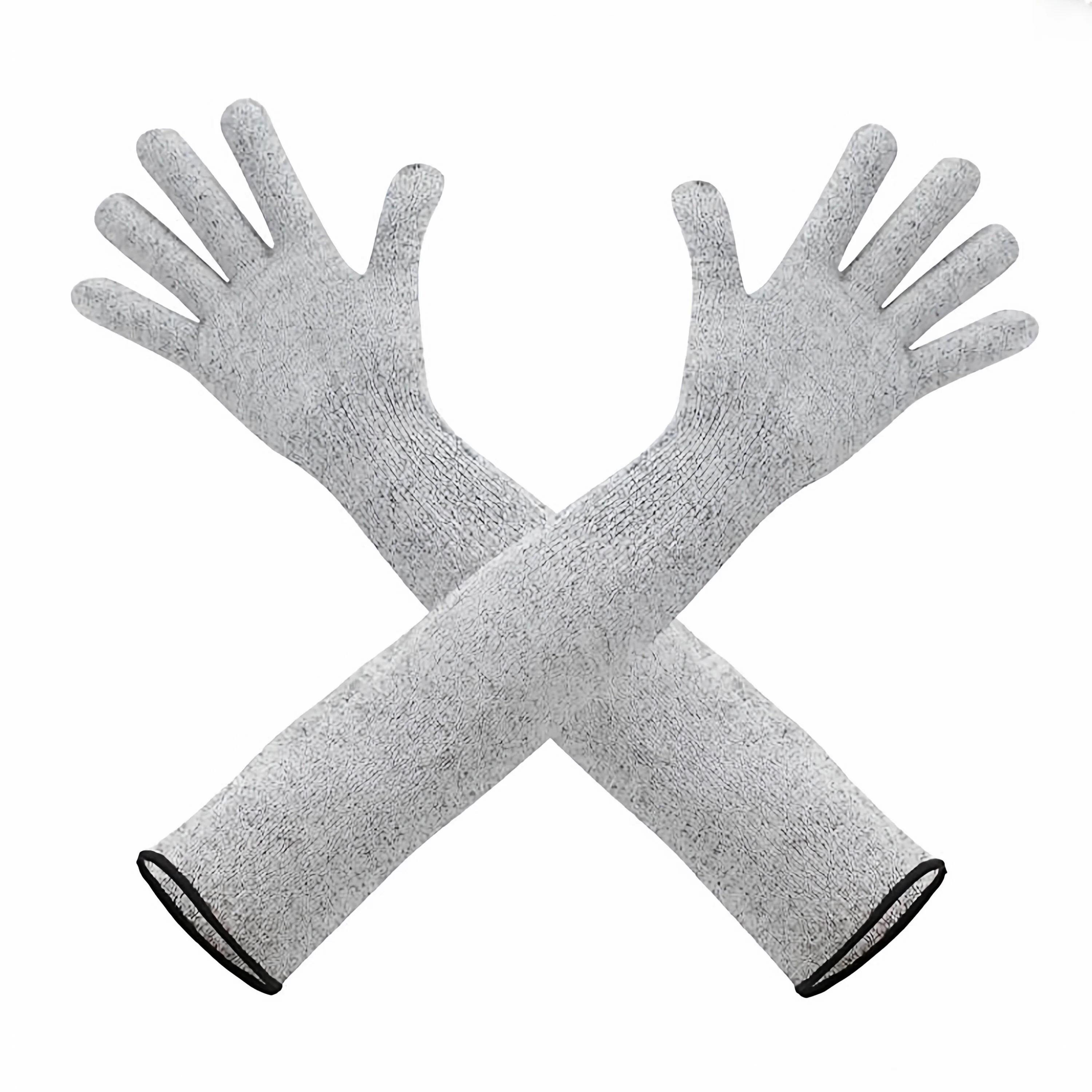 

Extended 5-Level Gardening Logging Cutting Resistant Anti-Stab Protective Sleeves Safety Wrist Guards Arm Covers Gloves