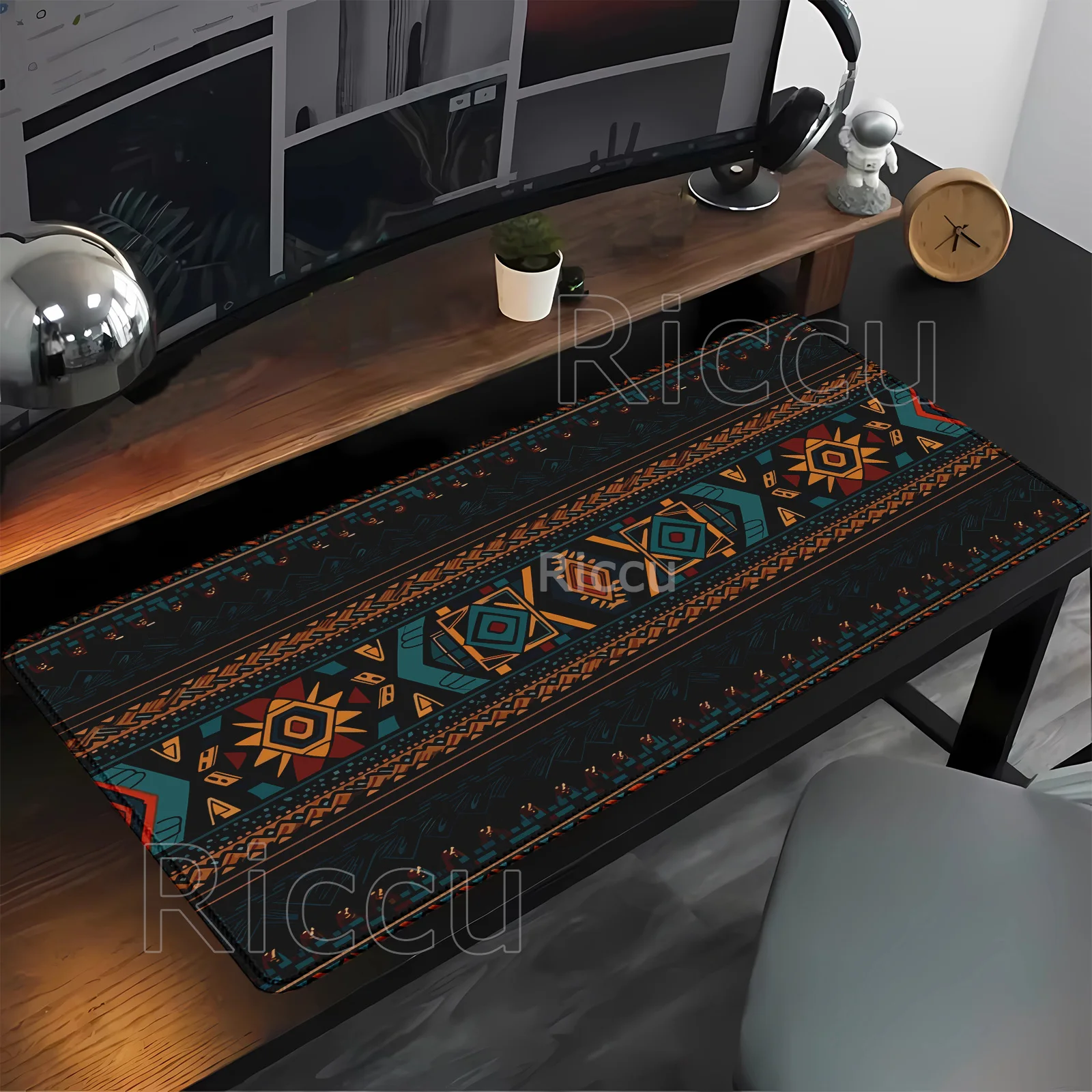 لوحة ماوس بنمط ريترو غامض فارسي، لوحة ماوس ألعاب الكمبيوتر، حصيرة ماوس مطاطية، لوحة مفاتيح ألعاب، مكتب مطاطي، حصيرة مكتبية