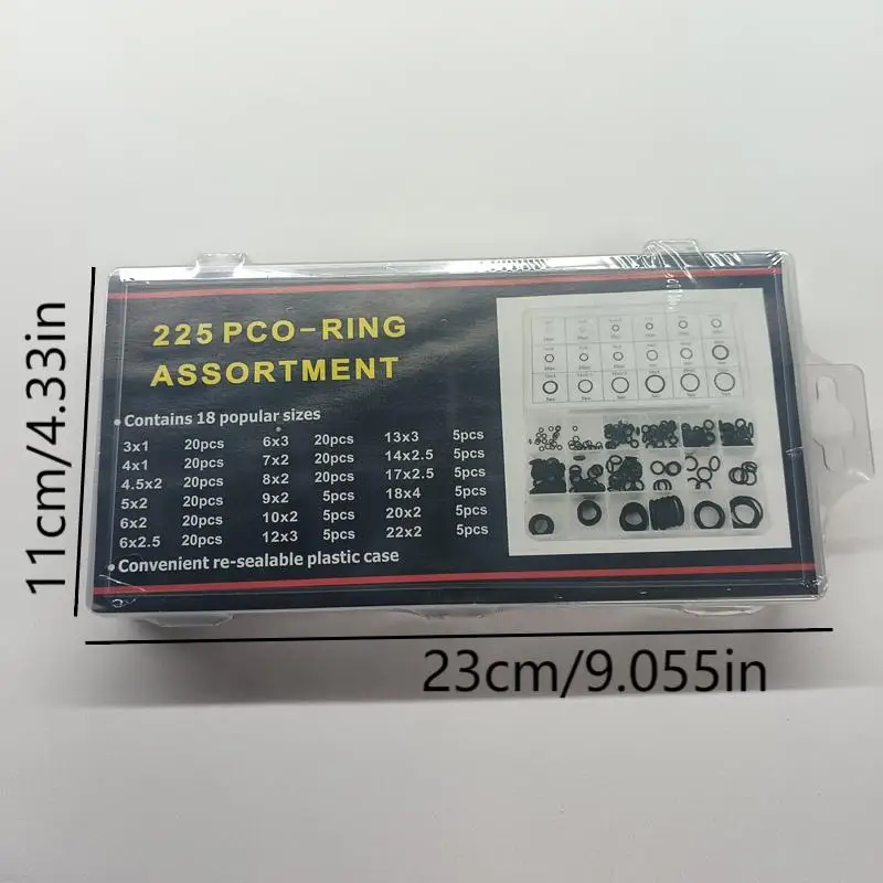 Rubber O Ring Set Gaskets Seal Nitrile Rubber Bands High Pressure O-Rings Repair Kit Sealing Elastic Band O Rubber Rings view 4