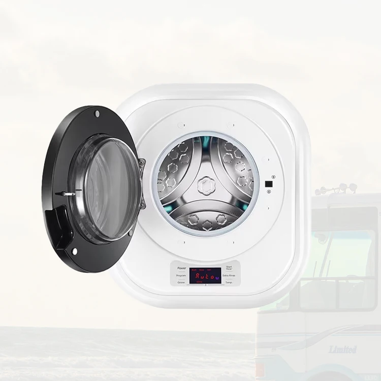 Manufacturer CE Certification RV Motorhome Laundry Caravan Washing Machine White Or Black With Best Price