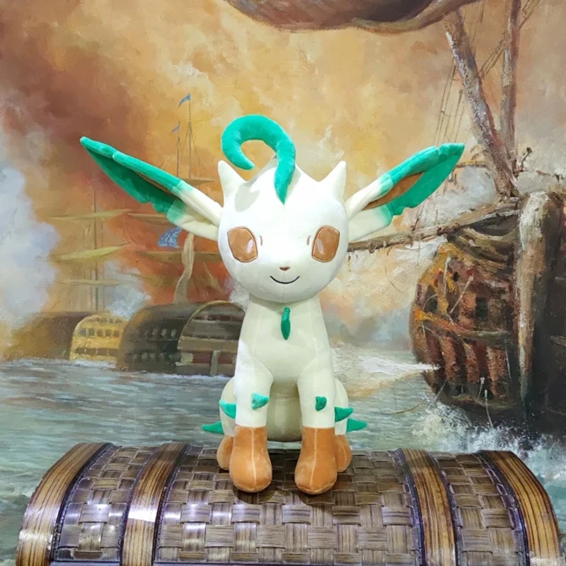 50cm Pokemon Leafeon Large Plush Toys Anime Cute Dolls Soft Stuffed Pokémon Kawaii Pillow Birthday Gift for Children Kids