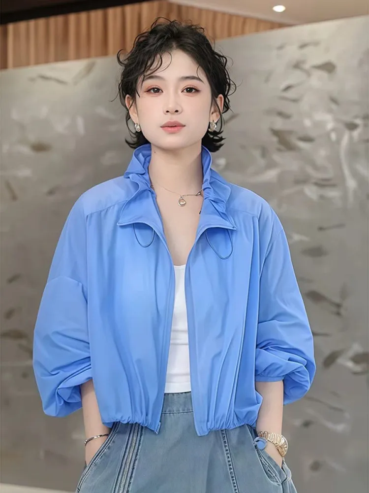 Lightweight Short Outerwear Women's Summer 2026 New Korean Loose Versatile Small Size Sun Protection Top Selling Item