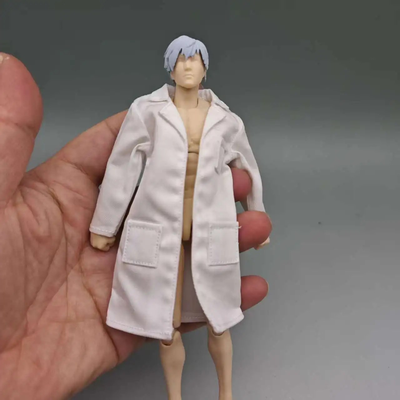 Römischer Weißmantel im Maßstab 1:12, Modellanzug für 6-Zoll-Actionfiguren, GW NOTAMAN-Stil, Puppenkleidung, Sammler-Outfit