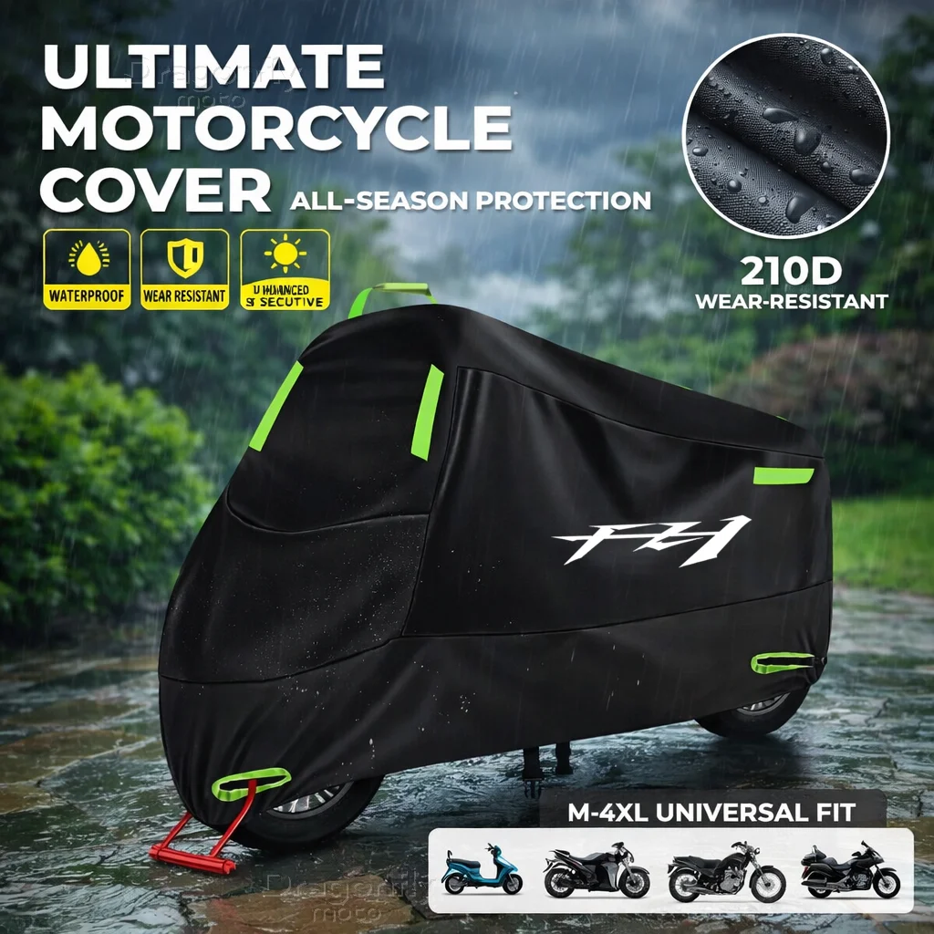 

For YAMAHA FZ1 FAZER FZ-1 2006-2015 2008 2009 Motorcycle Cover Waterproof Outdoor Scooter UV Protector Rain Cover