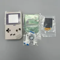 Pantalla LCD y carcasa de alto brillo de tamaño original de 2,45 pulgadas para Gameboy GB DMG LCD. Instalación sencilla. No es necesario cortar la carcasa