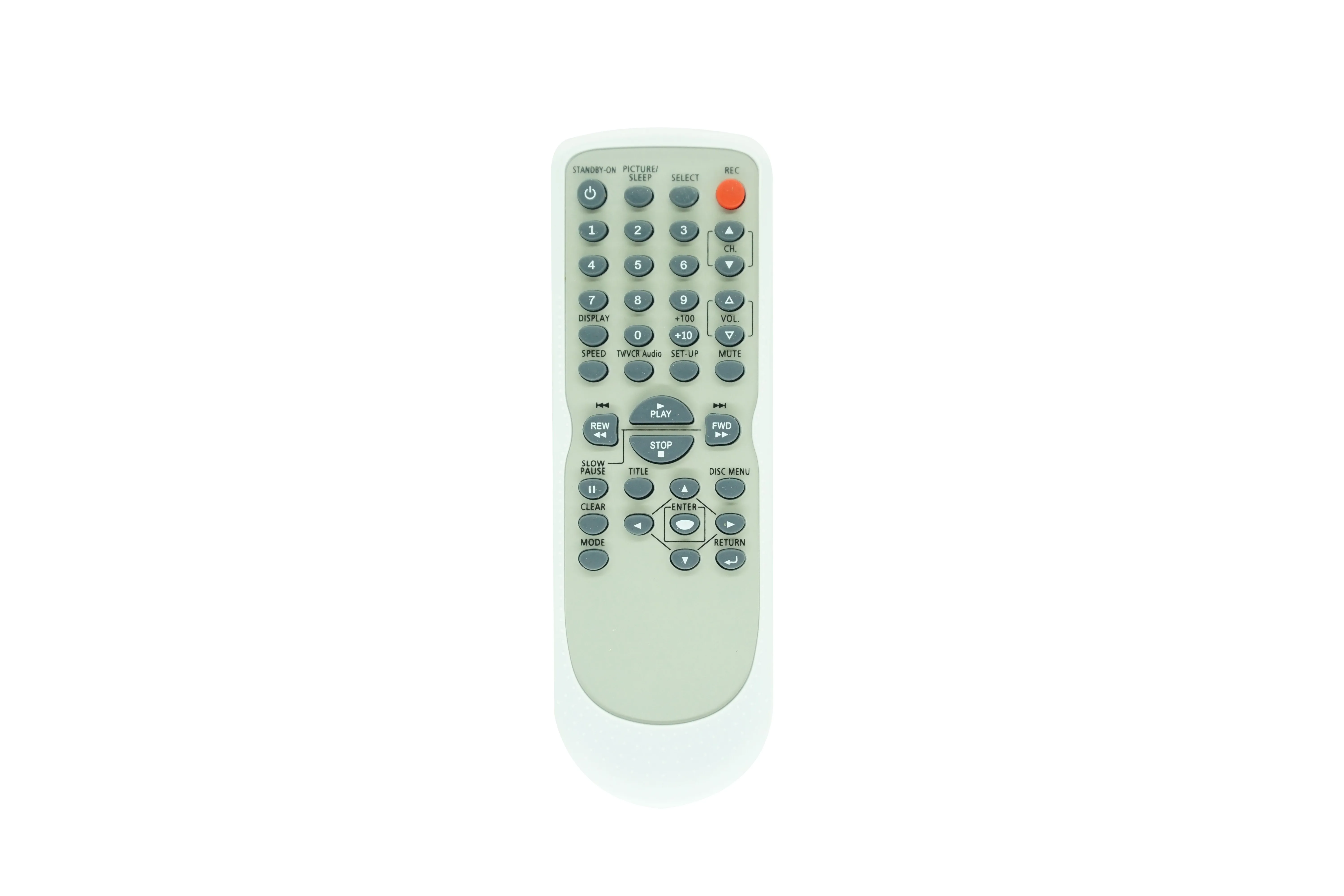 Remote Control Kompatibel untuk Magnavox MWC24T5B NF108UD CD130MW8 & Sylvania 6719DG 6720FDG 6724DG NF101UD TV Warna DVD Combo