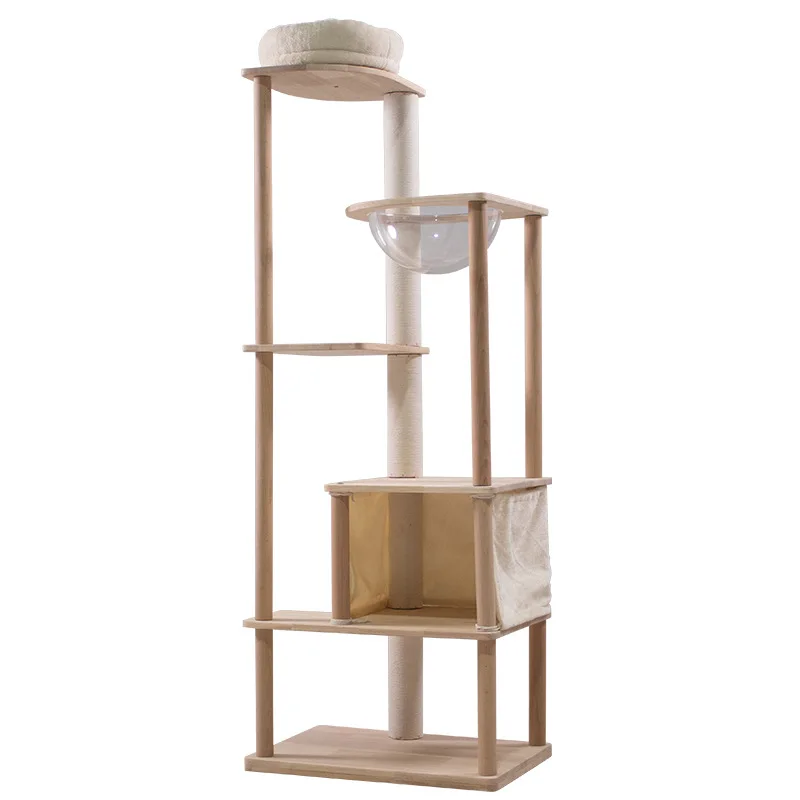 

Рамка для лазания кошек из цельного дерева, рама для лазания по дереву, когтеточка, заводская рама для лазания на заказ, твердая древесина