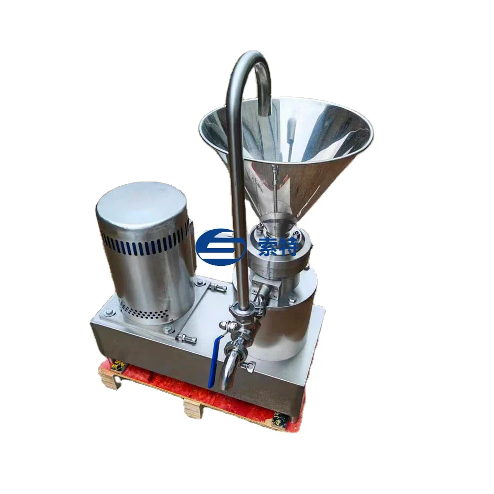 

Industrial Vertical Split Colloid Mill New Condition Nut Butter Making Machine Almond Peanut Butter Gear Snack Processing