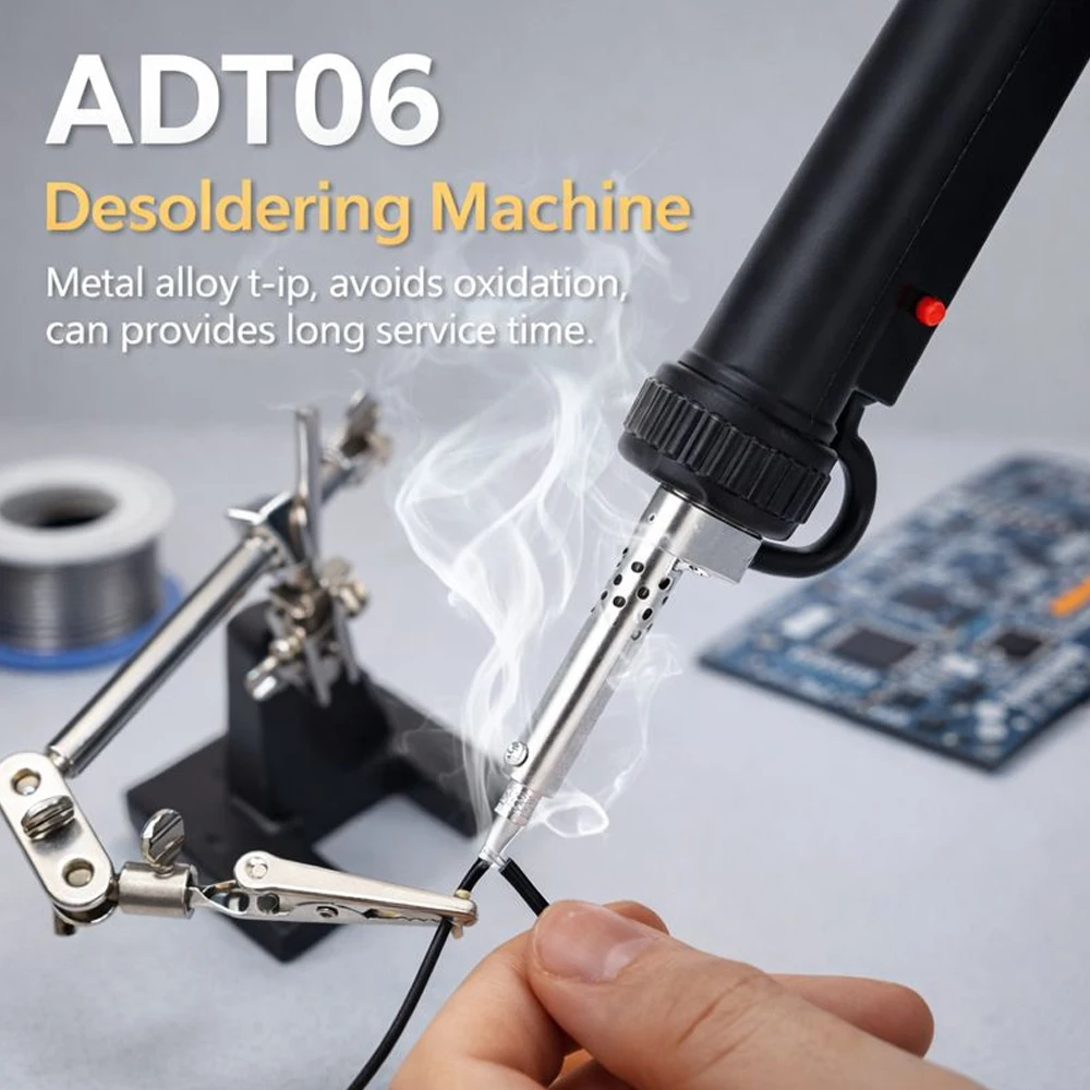 BBT-680 Electric Vacuum Solder Sucker Portable Soldering Desoldering Suction Pump Iron Gun Electric Tin Soldering Repair Tool