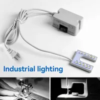 EU/US Plug Sewing Machine Light 10LED/COB U-Shape Flexible Industrial Lighting Lamp Magnetic Base Working Lights For Workbench