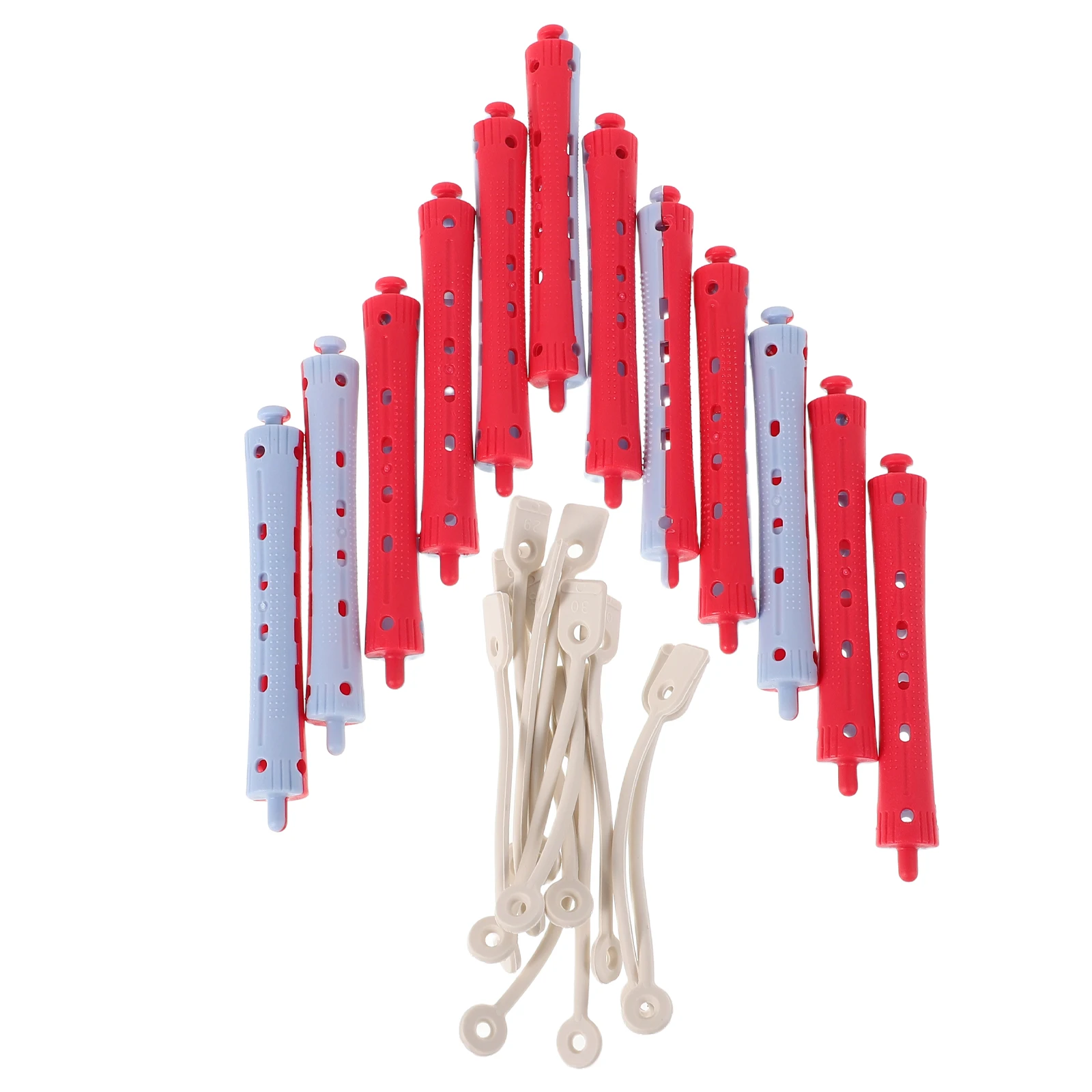 

12 Pcs Hair Rollers for Short Perm Tools Cold Wave Styling Curling Iron Diy Rods