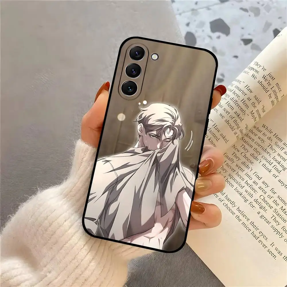 حافظة هاتف Omerta BL Manhwa لهاتف سامسونج S24/S25/S22 S30/A51 52/Lite/Ultra/5G/Plus/FE - حماية رفيعة ضد الصدمات باللون الأسود #4