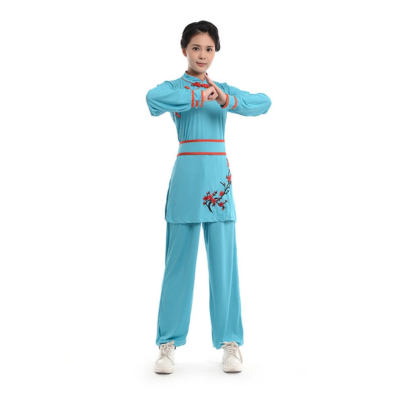 Women's Tai Chi Uniform Spring Summer New Chinese-style Martial Arts Performance Practice Suit Moisture-wicking Breathable