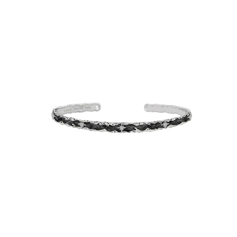MASW Original Design Personality Cool Trend Irregular Open Bracelets For Women Female Gifts Modern Jewelry Hot Accessories