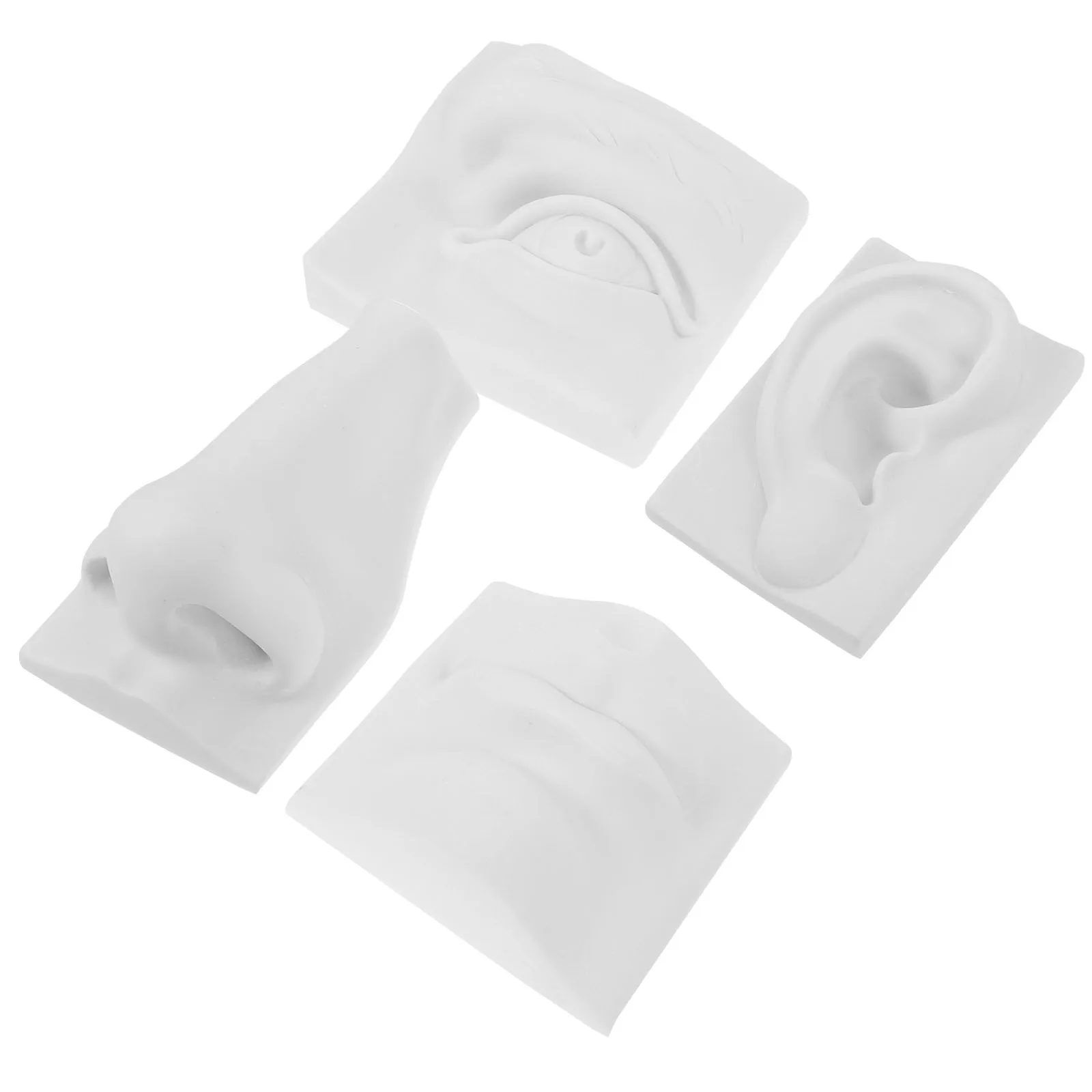 

1Set Gypsum Facial Features Sculpture Sketch Practice Drawing Statue Fine Craftsmanship Teaching Aid Art Sketch Mold