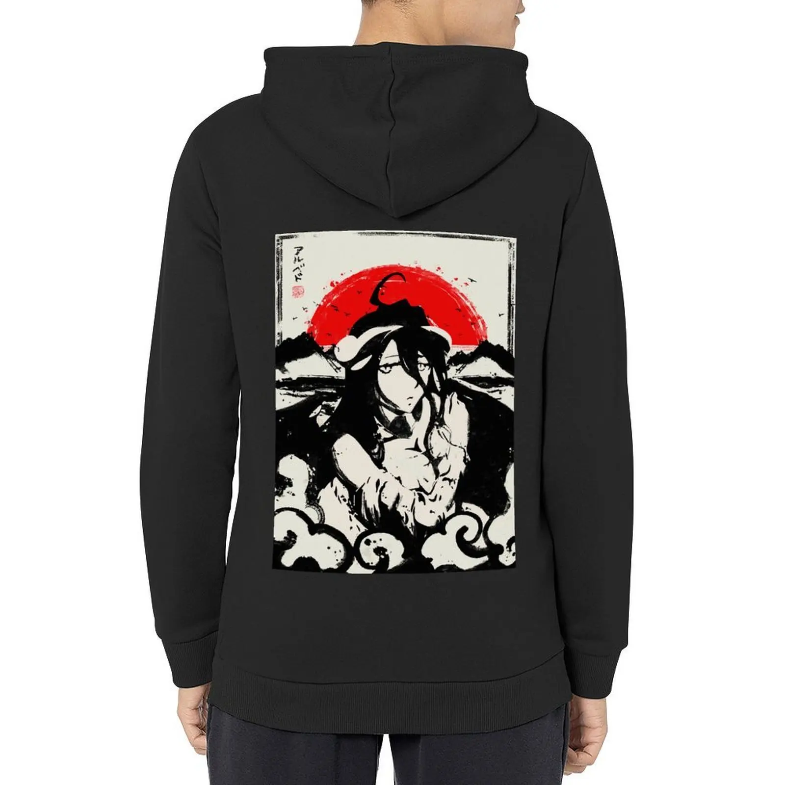 

Albedo Japanese Ink アルベド Hoodie korean autumn clothes men clothing men's autumn clothes blouse hoodies for men
