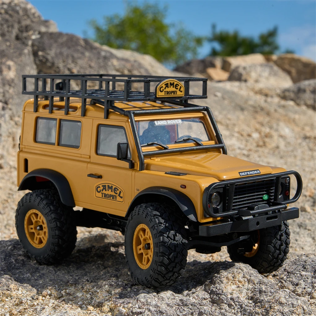 RC Car fo FMS 1:24 FCX24M Land Rover Camel Trophy Edition RTR Defender 90 110 Range Rover Discovery RC Car Birthday gifts