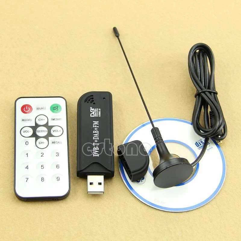 R91A New RTL2832U USB2.0 Digital DVB-T Sdr+Dab+Fm Hdtv Tuner Receiver Stick