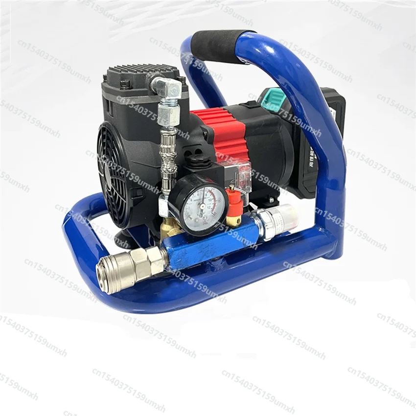 Lithium battery brushless air compressor, high-pressure portable air pump, bare machine