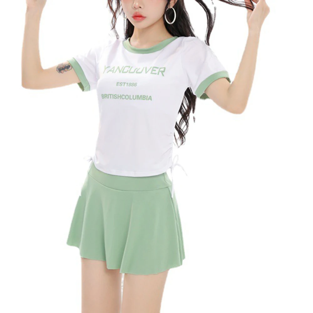 

Black Hot Spring Swimsuit Casual Beachwear For Women Swimsuit Black Color Female Swimwear Light Green Color New Arrival Swim