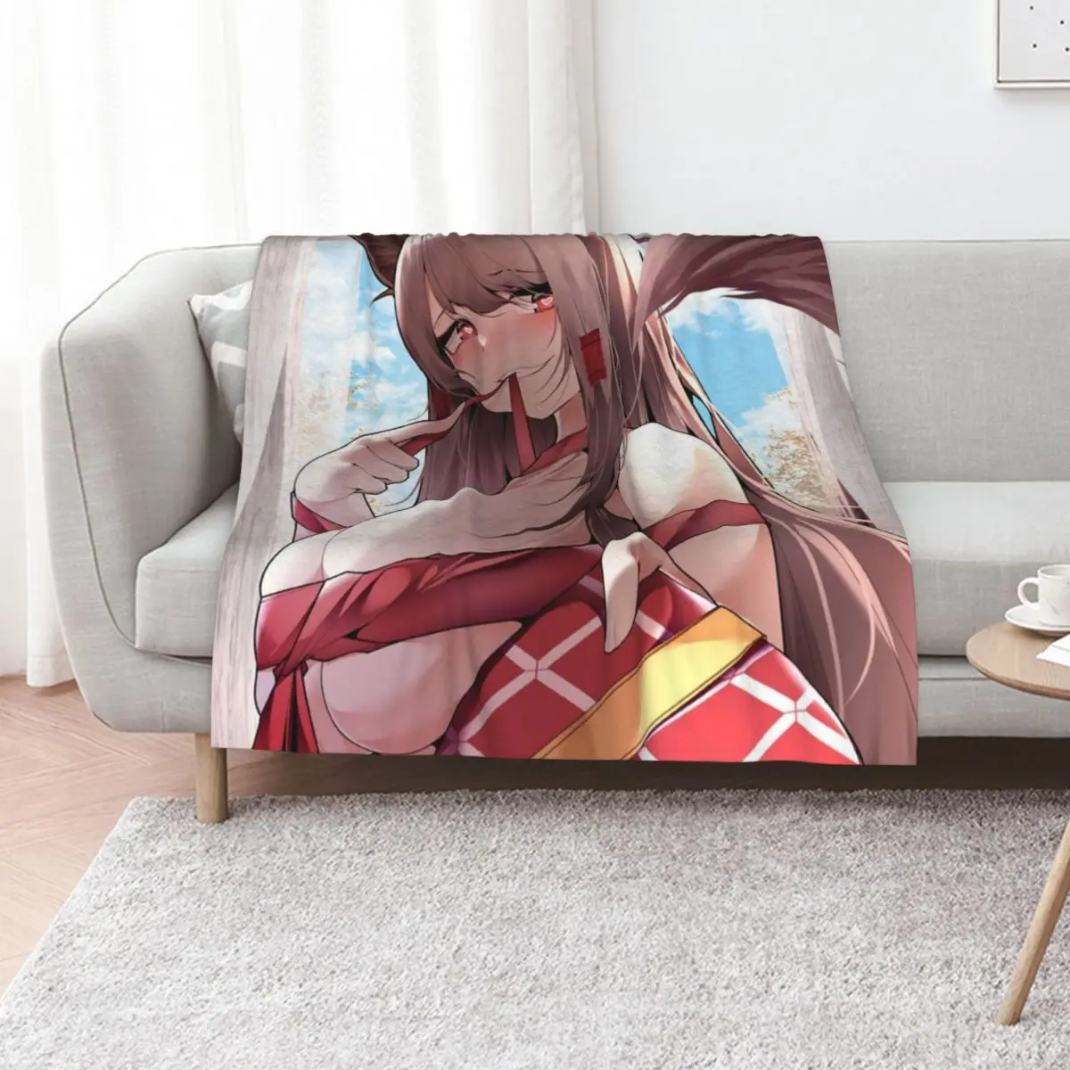 Akagi - Azur Lane Throw Blanket Men's Soft Warm Throw Blanket for Couch