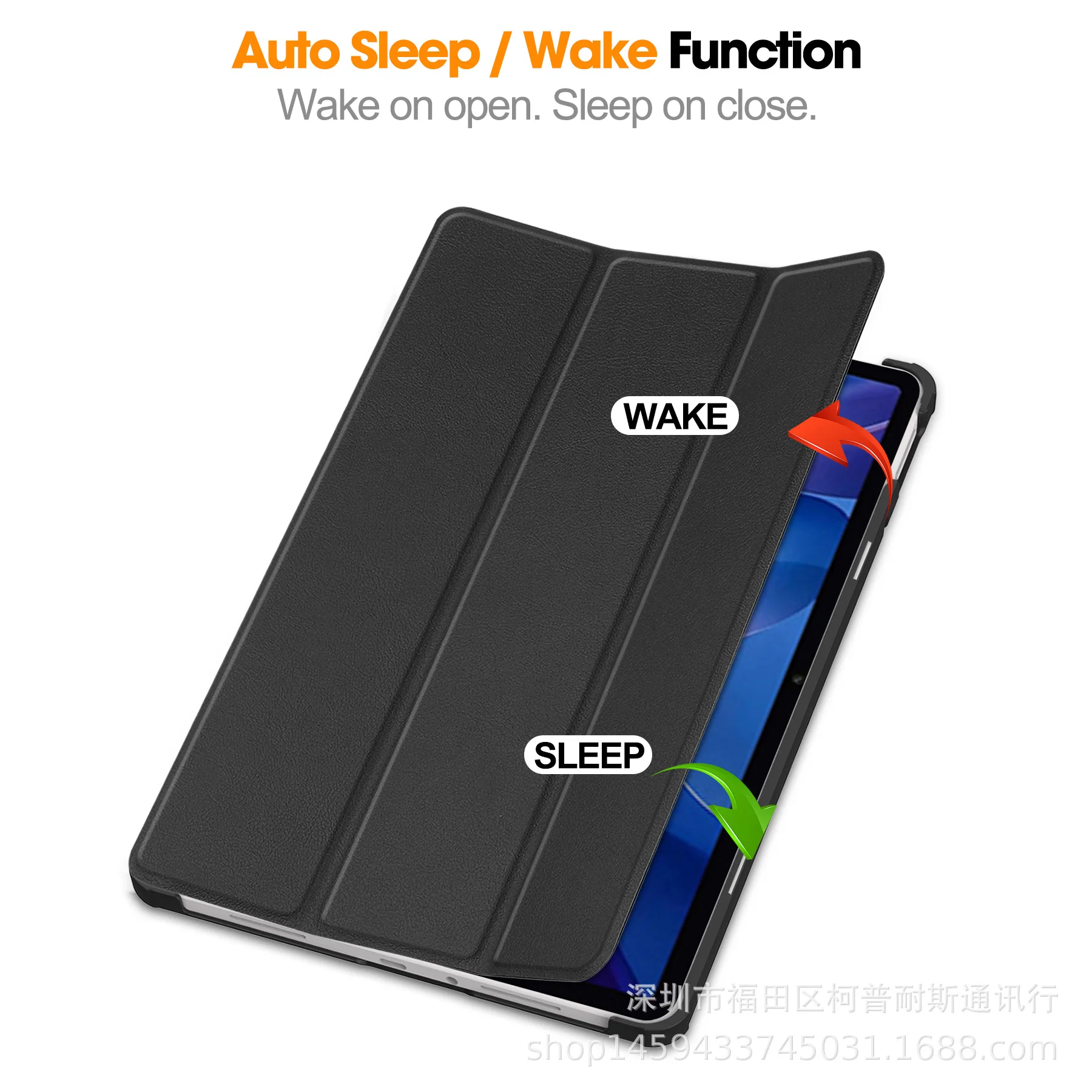 Smart Cover for Xiaomi Redmi Pad 2 Case 2025 11 Inch Folding Stand Pu Leather Cases for Redmi Pad2 Full Body Protective Shell