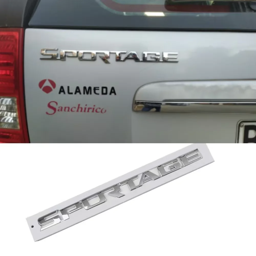 1 Piece Of 3D ABS Sports Logo Sticker Suitable For Car Trunk Emblem Bumper Emblem Sticker Design Car Accessories 6