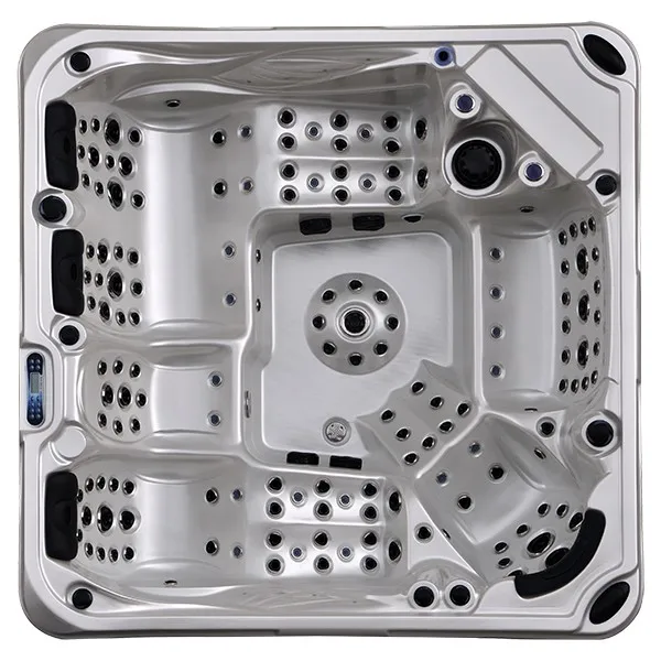 Luxury party massage whirlpool tub with180 jest and LED lights