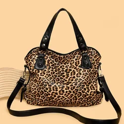 High Quality Leopard PU Shoulder and Crossbody Bags Zipper Zebra Print Sense of Luxury Commute Style for Women 2025 Fashion Hot