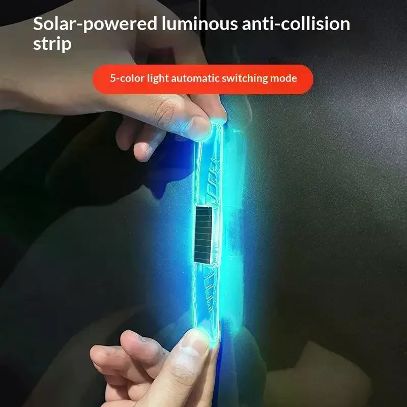 Waterproof Solar Charge Motorcycle Brake Tail Light Anti-Collision Warning Lamp Modified Part for Motorbike Safety Riding