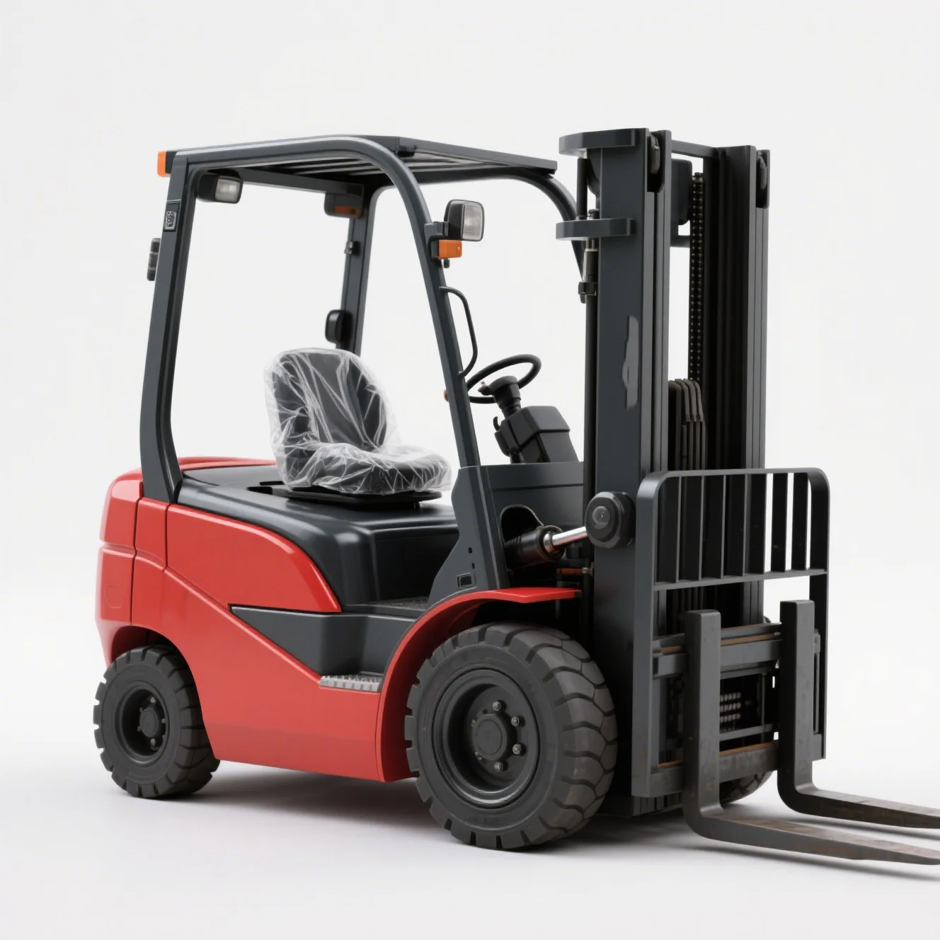 1 ton 4-wheel drive diesel forklift capable of heavy lifting and easy operation 4m diesel forklift